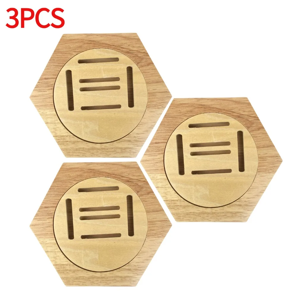 1-10 Stuks Houten Medaille Display Rekken Zeshoekige Honingraat Combinatie Medaillehouder Eer Herdenkingsdisplay Home Muur Decoratie