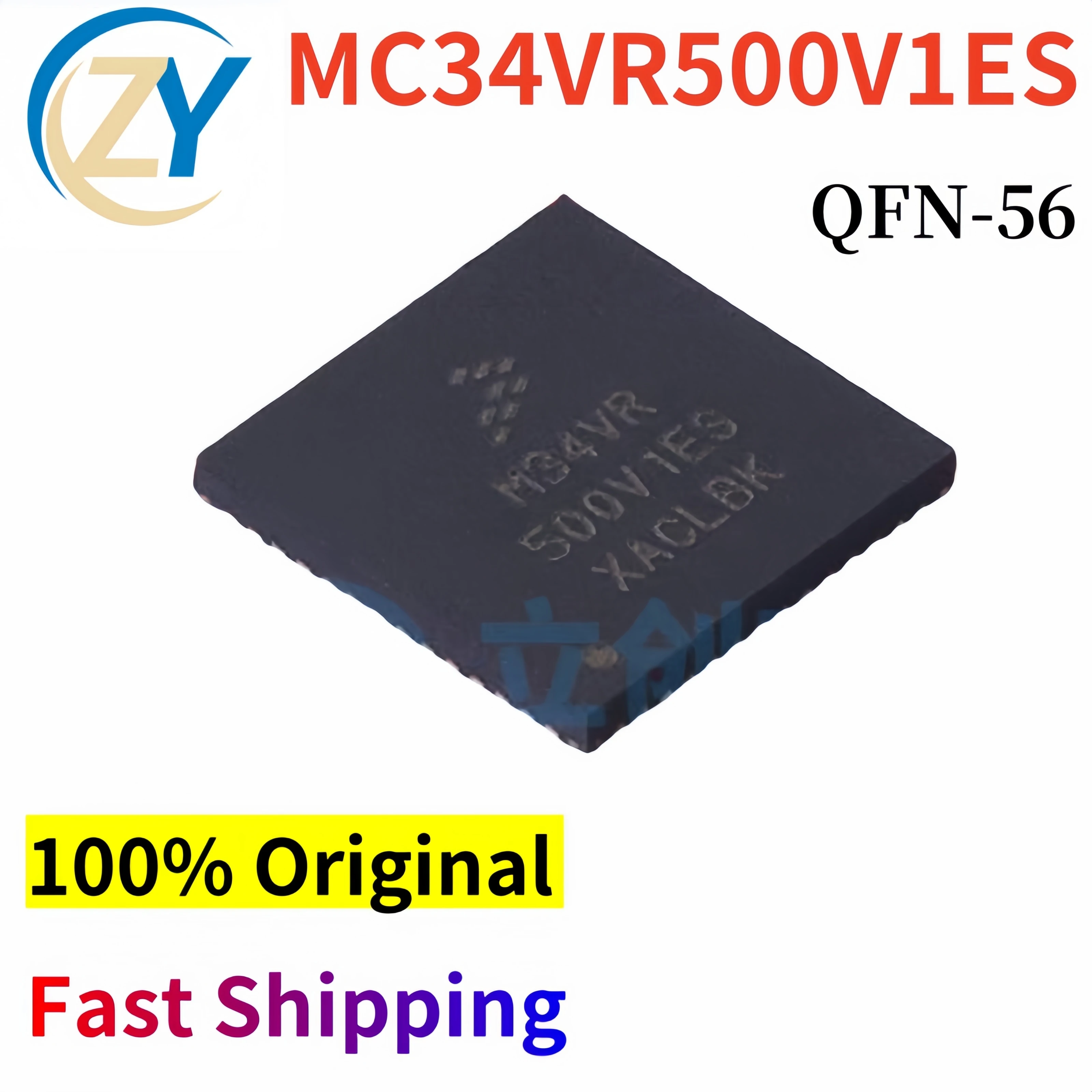 

MC34VR500V1ES Regulators MC34VR500 QFN-56 2.8V to 4.5V DC/DC Regulator 100% Original & In Stock