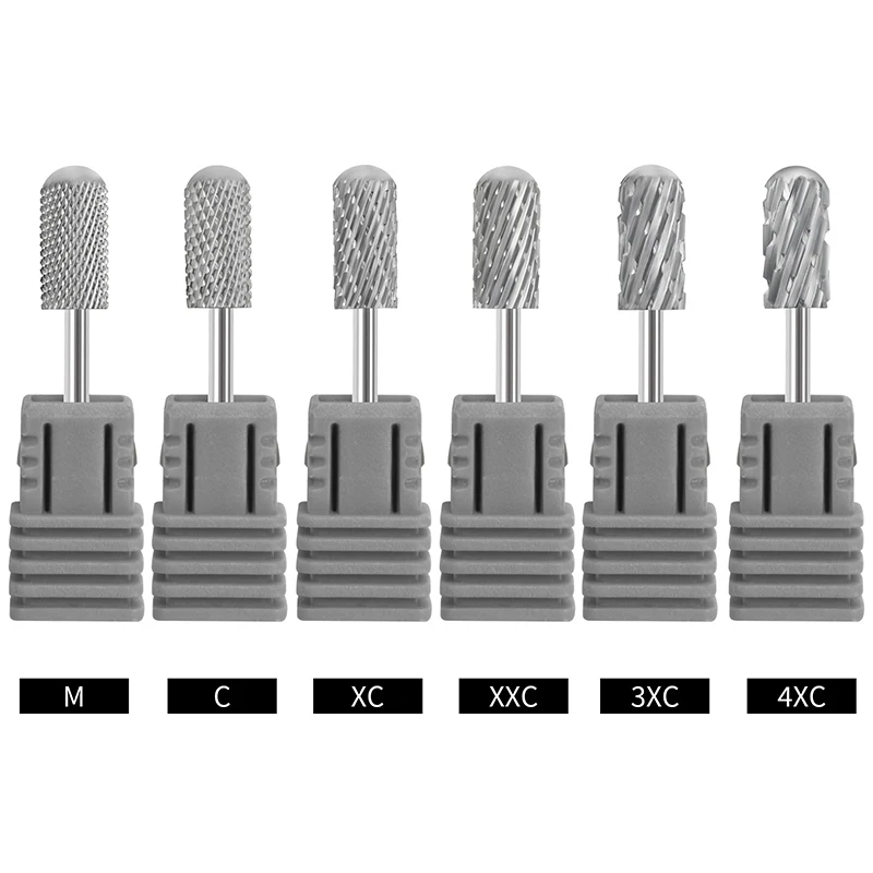 Tungsten Carbide Nail Drill Bit Electric Nail Mills Cutter For Manicure Machine Nail Accessories