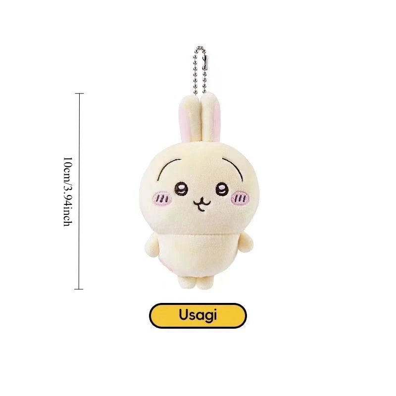 Heißer neuer Kawaii Chiikawa Plüsch-Schlüsselanhänger, niedlicher Anime Hachiware Cartoon-Taschenanhänger, Spielzeuganhänger, Geburtstagsgeschenk – Detail 2