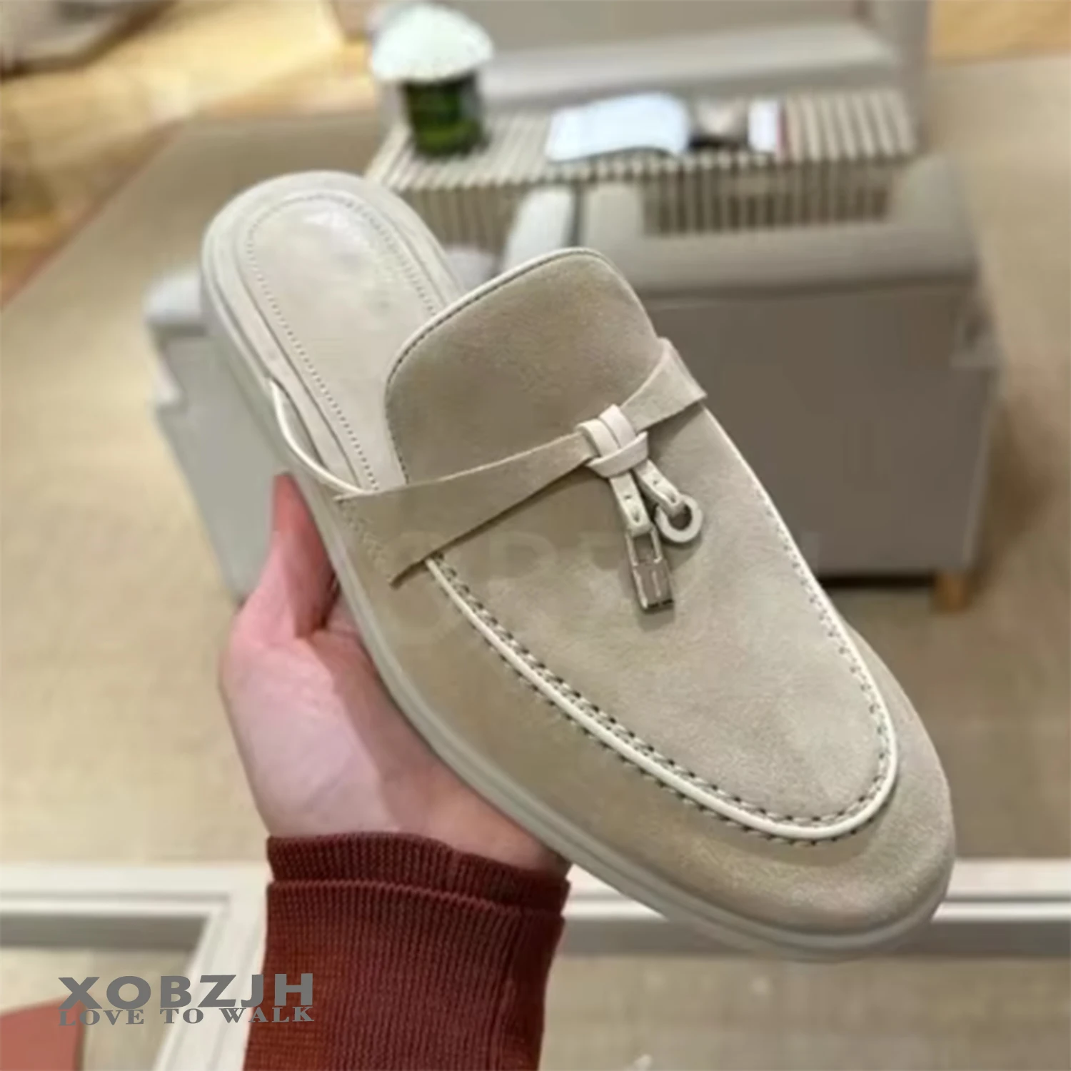Unisex Fashion Suede Leather Flat Loafers 2023 Summer Casual Comfortable Moccasins for Driving High Quality Suede Leather Loafer