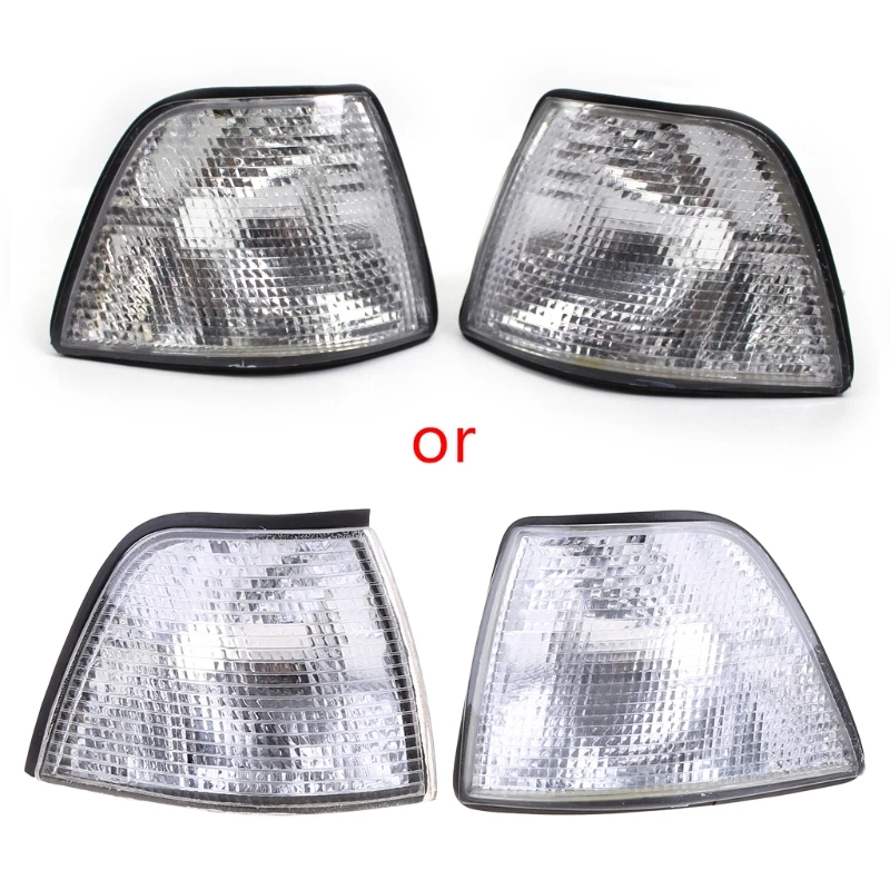 2025 New Left&Right Corner Turn Signal Light Corner Lights With 4colors Lens for 3 SERIES E36 4DR 92-98