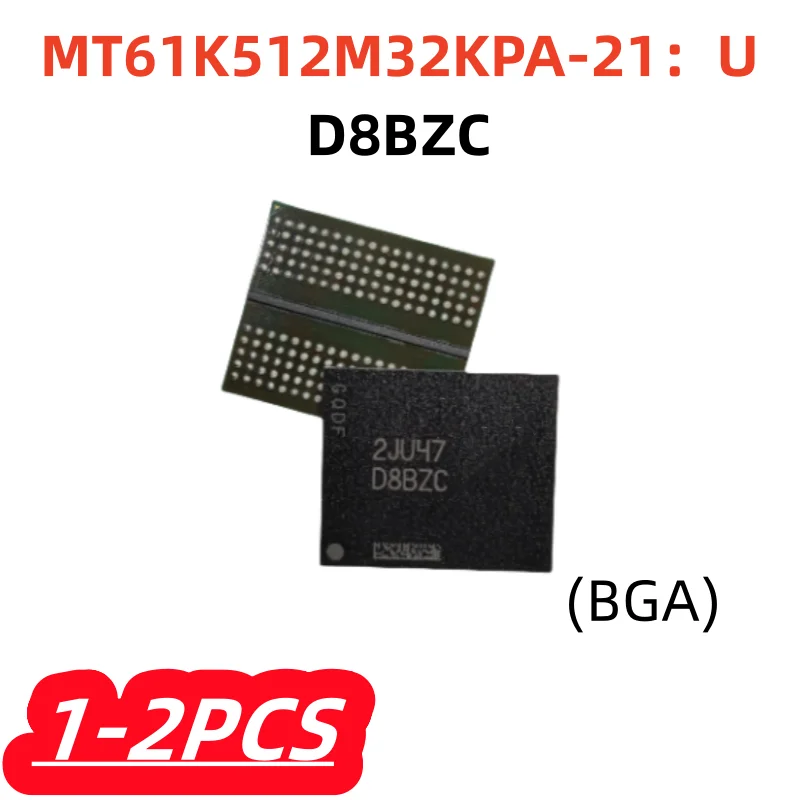 1-2Pcs/lot 100% New D8BZC MT61K512M32KPA-21 2G GDDR6X original Chipset