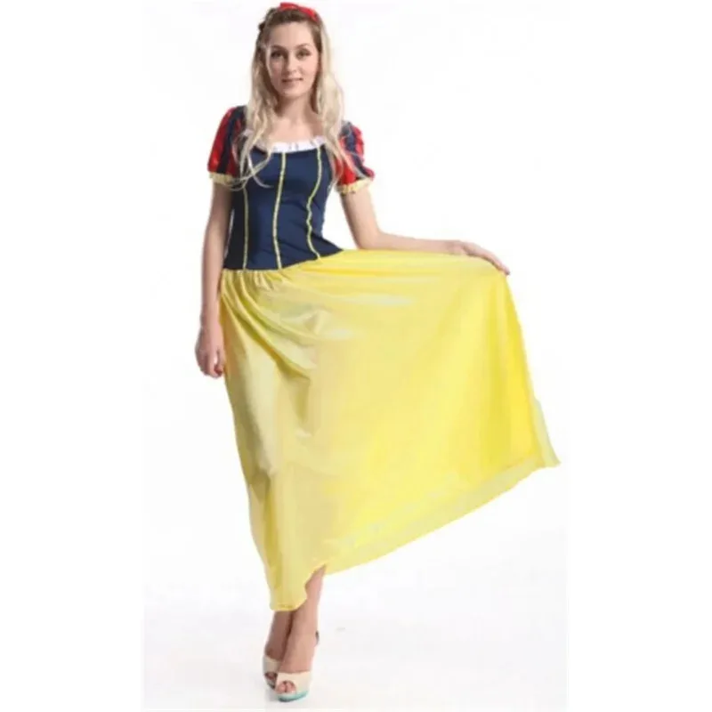 xxxxxxl xxxxxl xxxxl الكبار سنو وايت زي المرأة تأثيري كرنفال هالوين خرافة الإناث فستان بتصميم حالم حفلة GH0481v;6,a'3