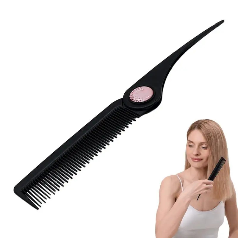 Portable Folding Parting Hair Combs Hair Stylist Combs fine-tooth comb for hairdressing and hair styling Tail Lifting Combs