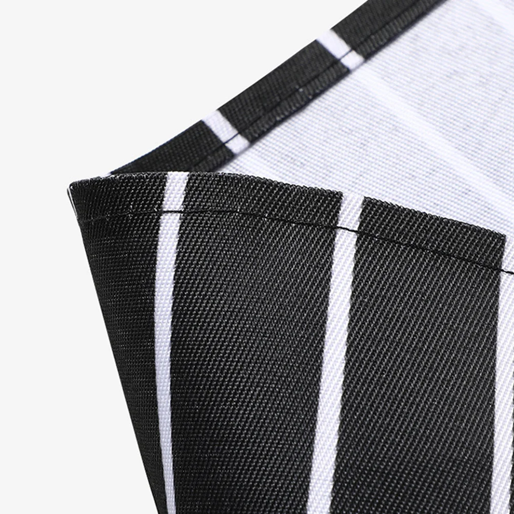 

2Pcs Kitchen Apron Oilproof and Waterproof Stylish Stripe Apron for Cooking Baking Party Home Use Unisex Adult Black Coffee