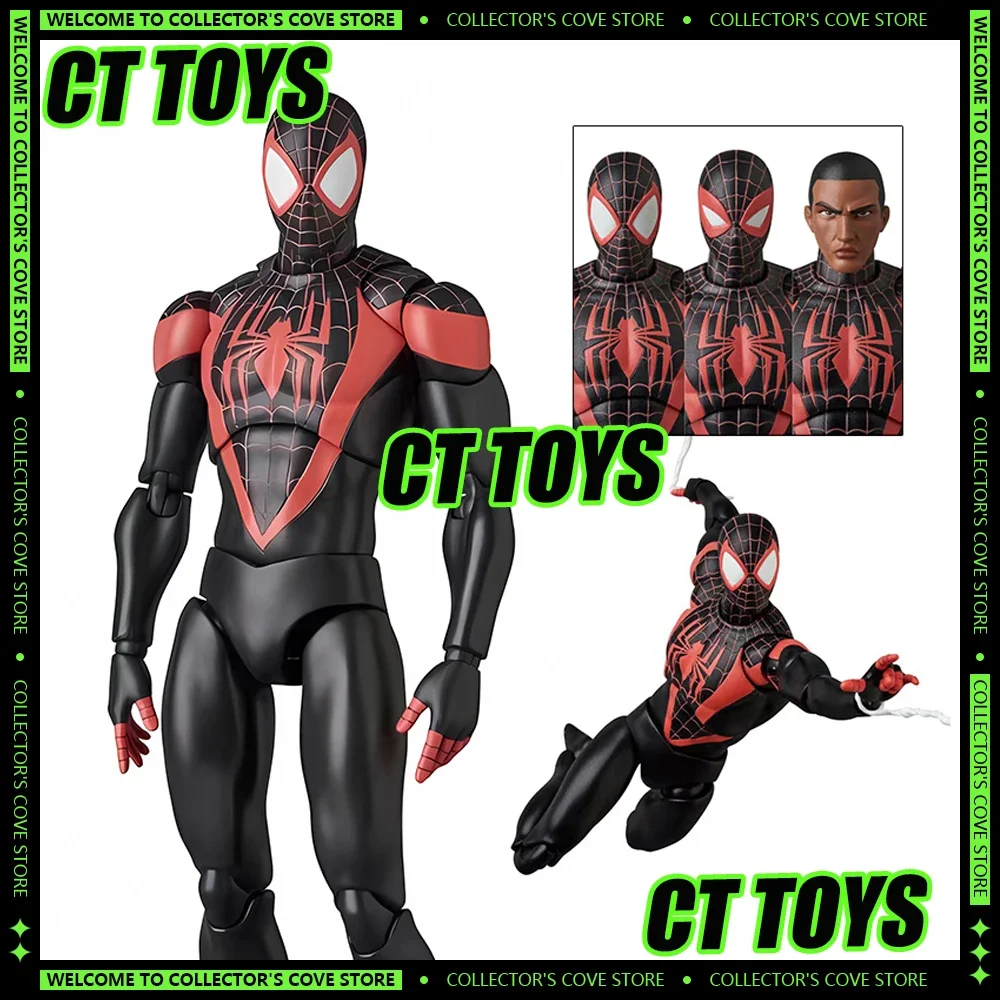 New Ct Toys Spiderman Figure Shf Agent Venom Figurine Amazing Yamaguchi Action Figure Miles Morales Anime Figures Room Decor Toy