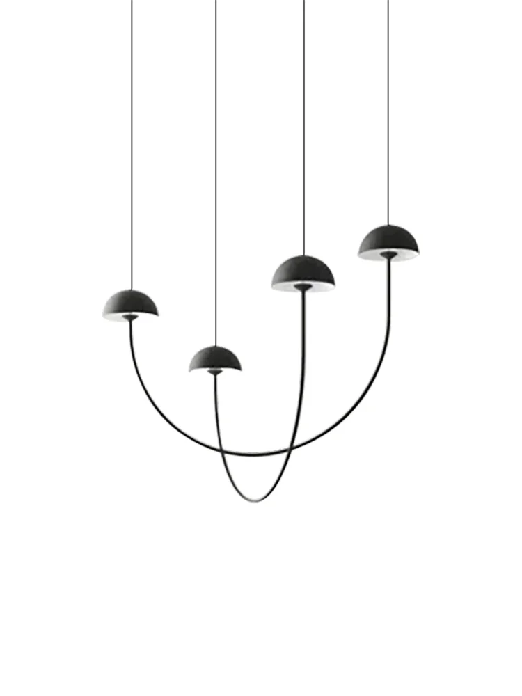 

2025 New Modern Minimalist Design Little Mushroom Style Chandeliers Classical Home-applicants LED Indoor Light For Living Room