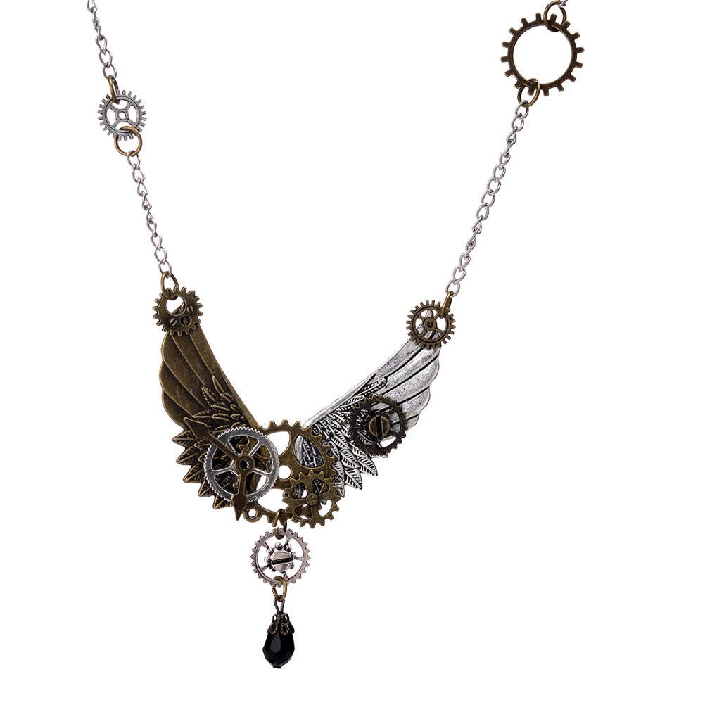 

Elegant Jewelry Creative Necklace Steam Gear Pendant Neck Accessories Gift Idea Special Occasions Dinner Birthday Premium