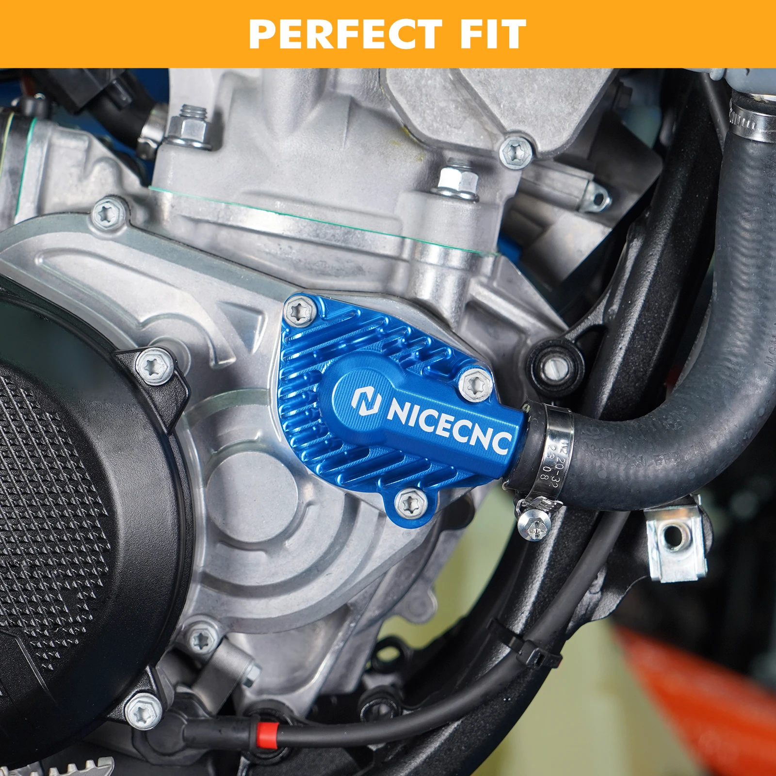 

NICECNC For Husqvarna 2024 2025 TE 300 TE 250 Water Pump Cover Guard TX300 TC 125 250 2023-2025 For KTM EXC 300 For GasGas EC300