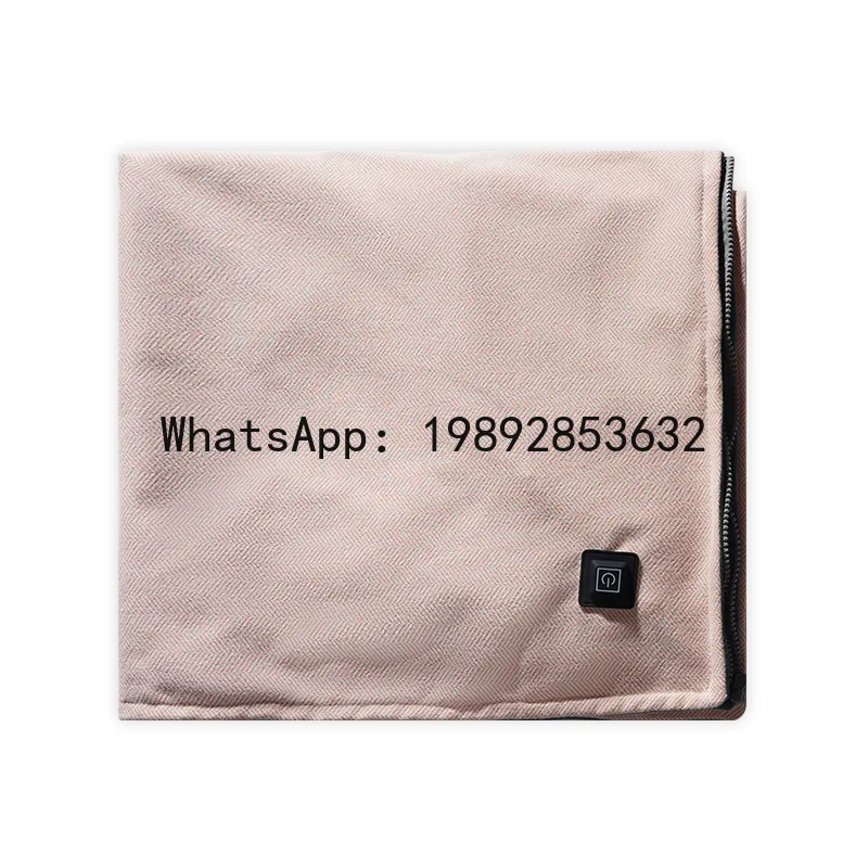 

ZF heated cape shawl with power bank for heating, warm-up blanket for home and outdoor use, cold-proof and warming heating
