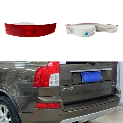 Para Volvo XC90 2007 2008 2009 2010 2011 2012 2013 2014 Reflector de parachoques trasero tira reflectante de advertencia 31213647 31111185