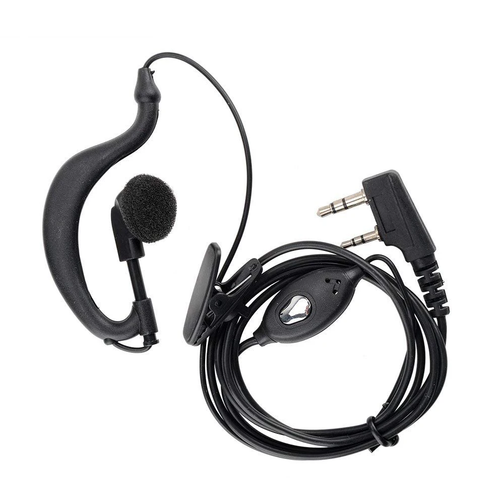 Baofeng Earphone UV-5R Headset Ham Radio Walkie Talkie Woki Toki Headphone PTT B5 B6 Uv-6r F8 + Wln Kd-c1 K Port Earpiece