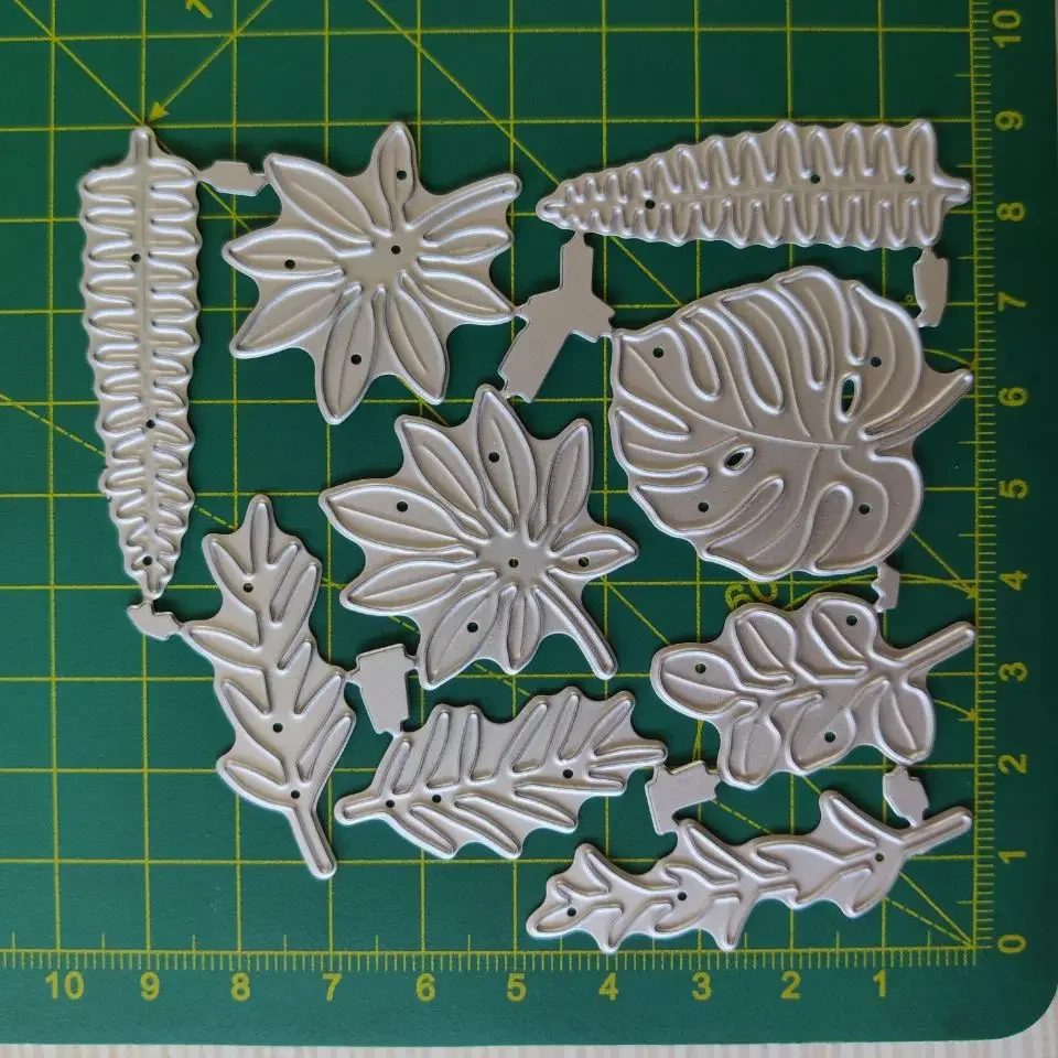 DIY Flower and Leaf Branch Cutting Dies Greeting Card Decoration Carbon Steel Template Paper Embossing  Die