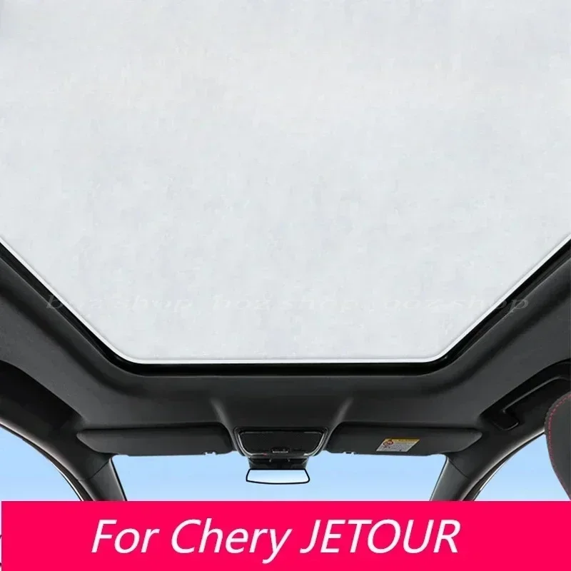 For Chery JETOUR DASHING Traveler Car Sunshade Electrostatic Adsorption Sunshade Sunshade Sunscreen Cooling Protection Car Parts