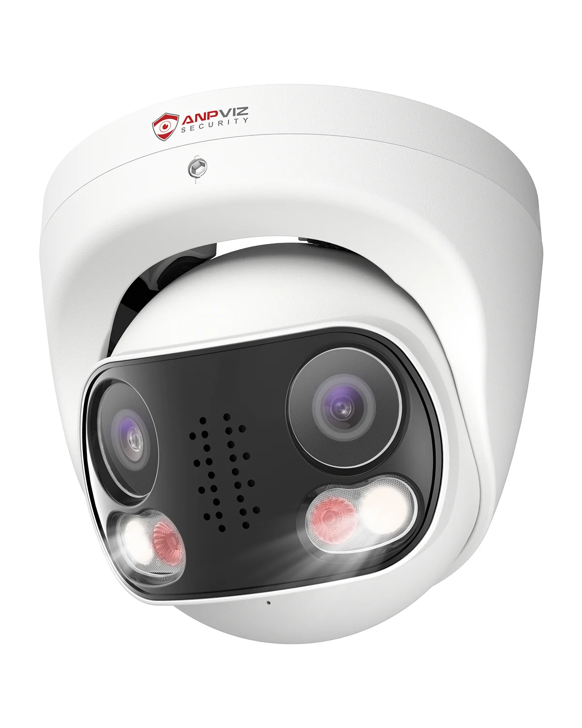 Anpviz 4K 8MP 180° Dual-Lens PoE IP Camera 8MP IP Camera Smart Dual Light Color Human/Vehicle Detection Two Way Audio Metal IP66