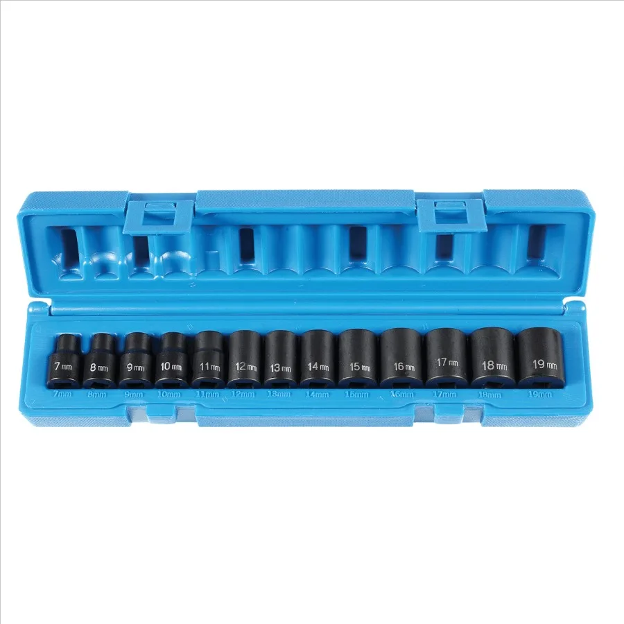 

1203M 3/8 Drive 13 Pc. Std. Length Metric Set - 12 Point