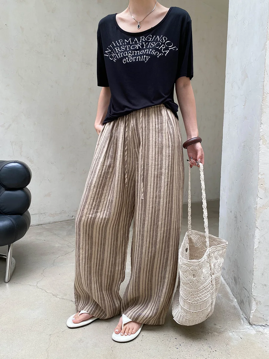 Sommerliches Damen-T-Shirt mit lässigem und modischem Design, Nischen-Design mit Buchstaben-Print, Rundhalsausschnitt und kurzen Ärmeln – Detail 6