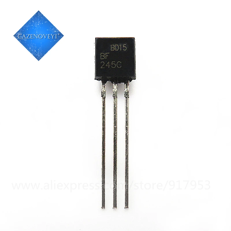 10 قطعة/الوحدة BF245A BF245C BF245 TO-92 في المخزون