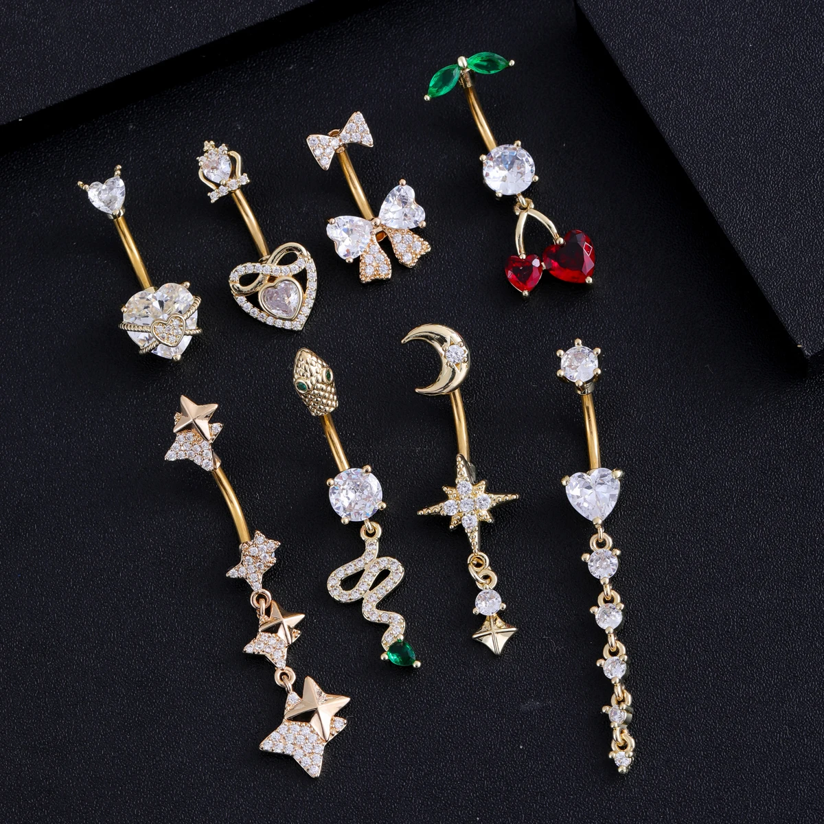 Chain Tassel Dangled Belly Piercing Ring, Gift