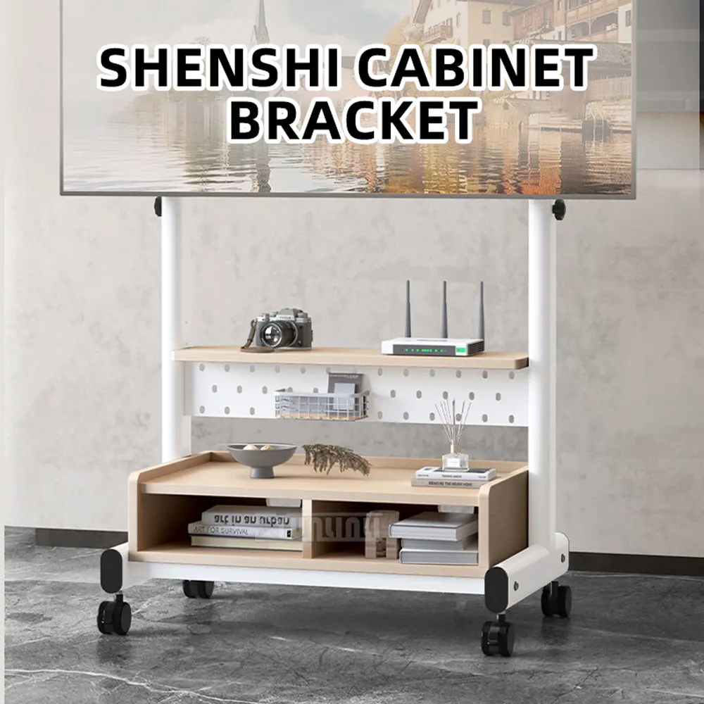 Portable TV Stand Floor Mount All-in-One Mount