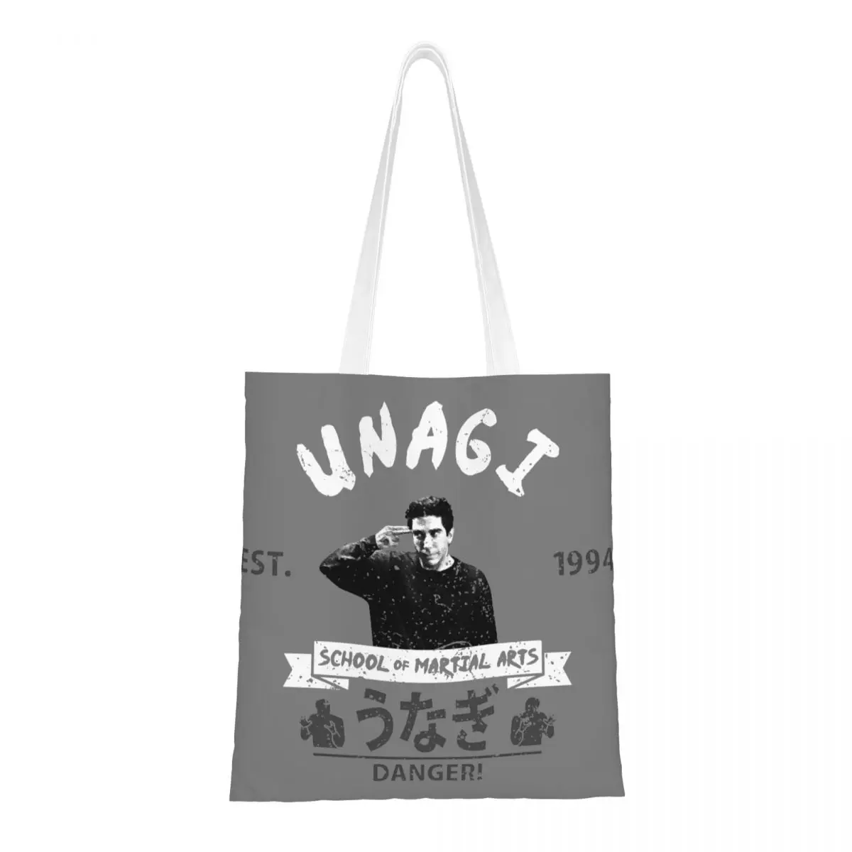 

Unagi School Of Martial Arts Friends Tv Canvas Tote Bag Trendy Large Capacity Shopping Bag for Women Shopping Bags