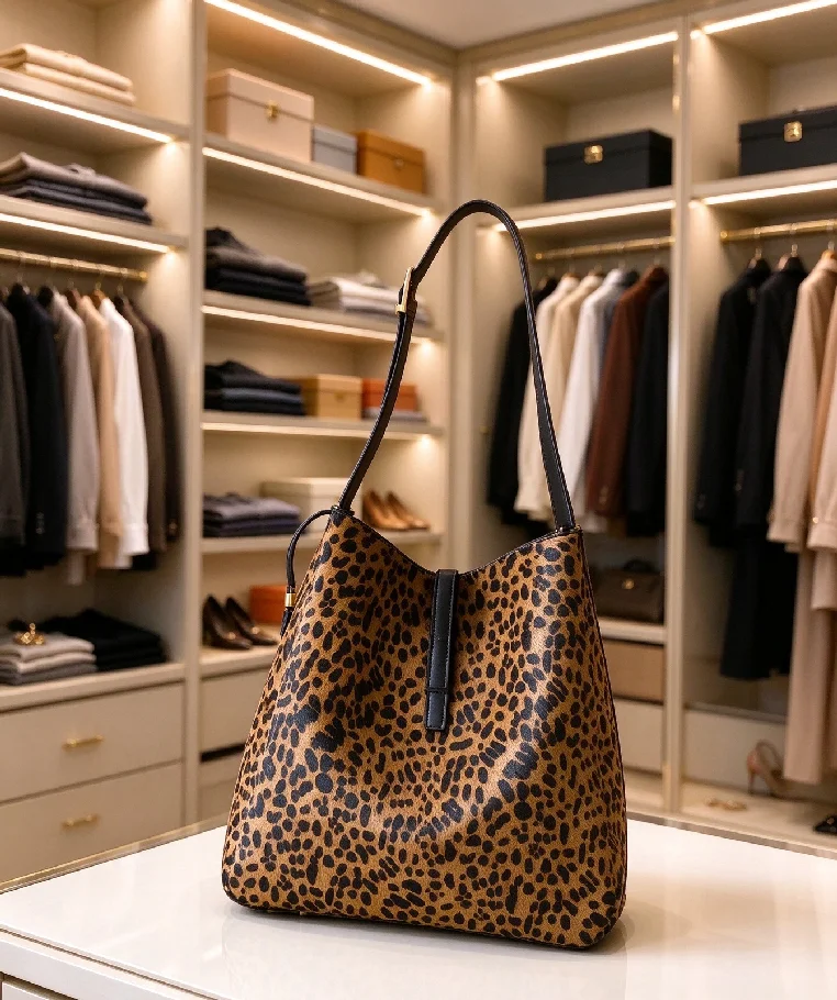 Leatherwork Designs - Borsa a tracolla classica da donna,