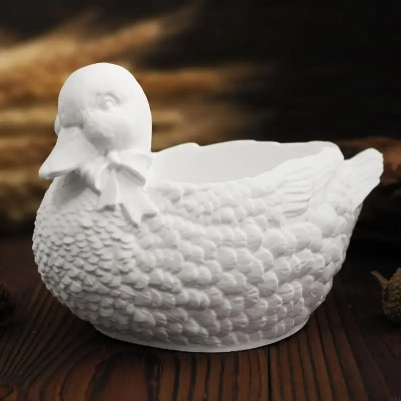 N5KA Duck Planter Moulds Cup Moulds for Candle Cups and Storage Dish