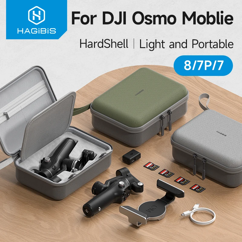 Hagibis Carrying Case for DJI Osmo Mobile 8/7P/7 Gimbal Stab