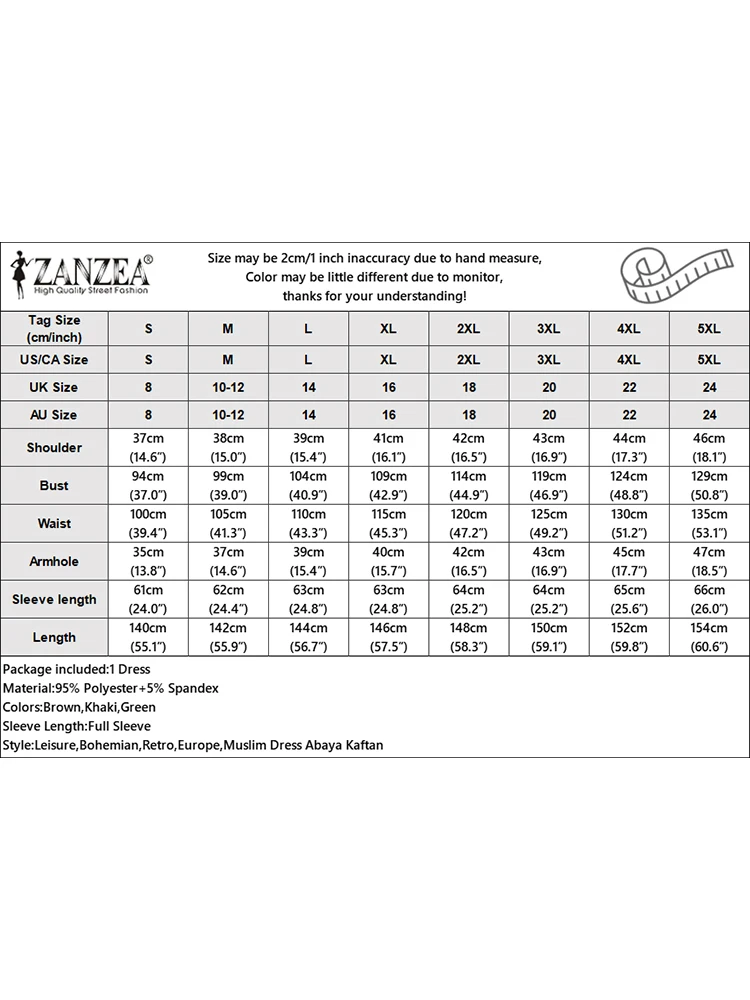 ZANZEA Langarm Elegante Vestidos Modest Stil Floral Stickerei Muslimischen Frau Maxi Kleider Rüschen Trim Hijab Oansatz Abaya Robe