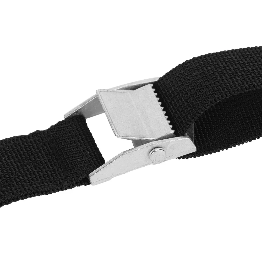 

6PCS Adjustable Buckle Heavy Duty Lashing Straps Secure Black Color Tie Down Straps Heavy Duty Nylon Strap Cargo Moving