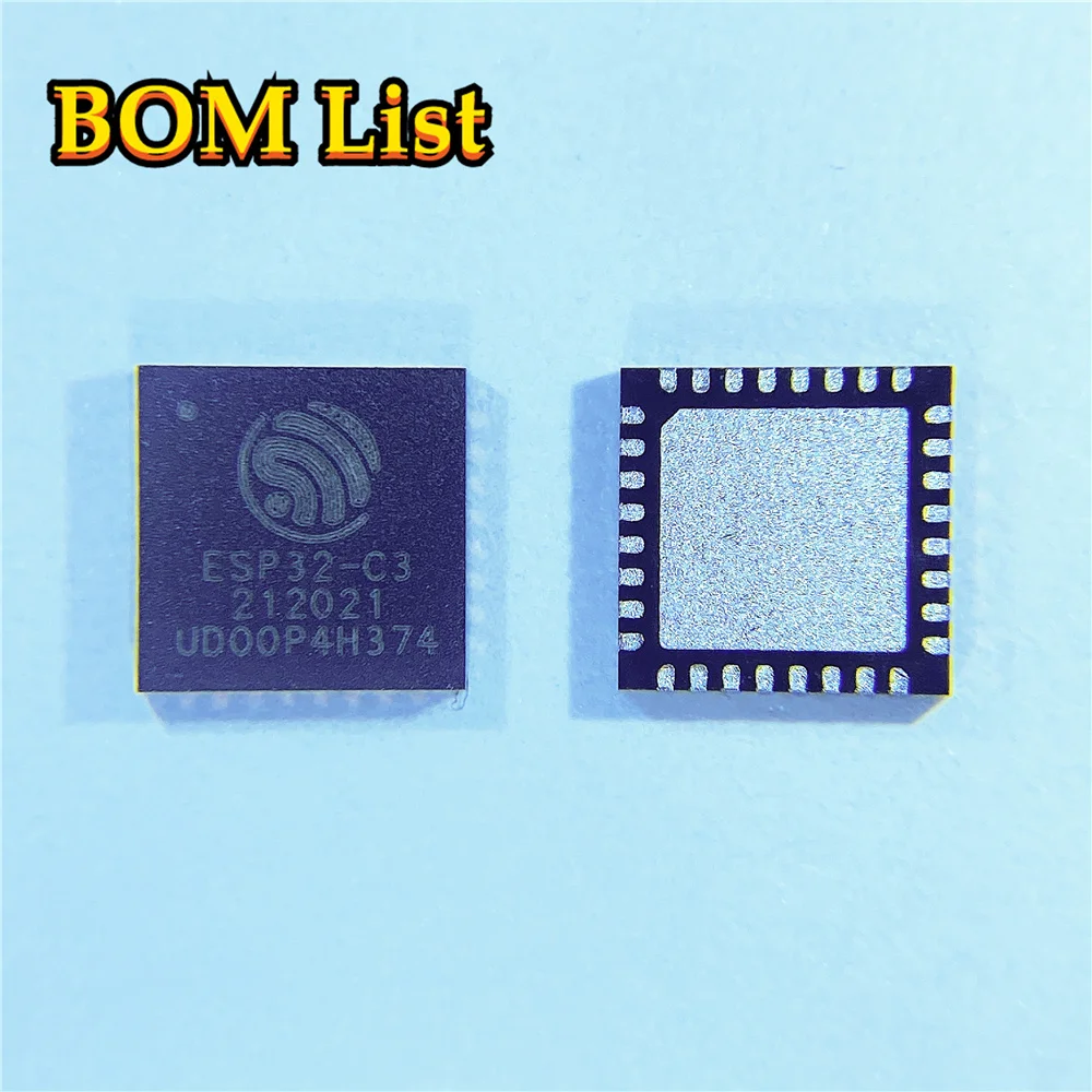 ESP32-C3 chip single-core Wi-Fi and BLE 5 (LE) low cost chip ESP32-C3FH4 ESP32-C3FN4 with 4MB flash