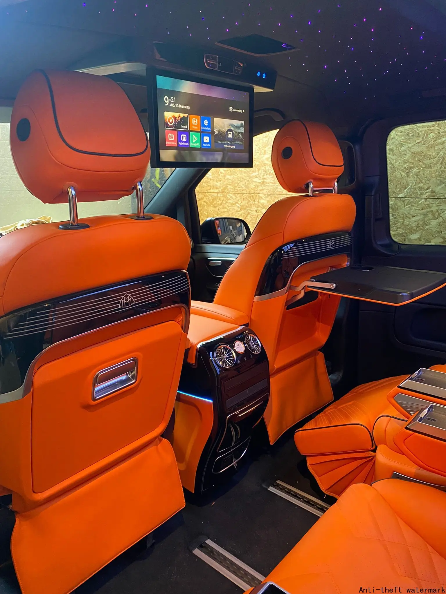 Commercial Vehicle Interior Modification Kit Full Interior Van Seat for Vito Vclass W447 Made of High Quality Leather