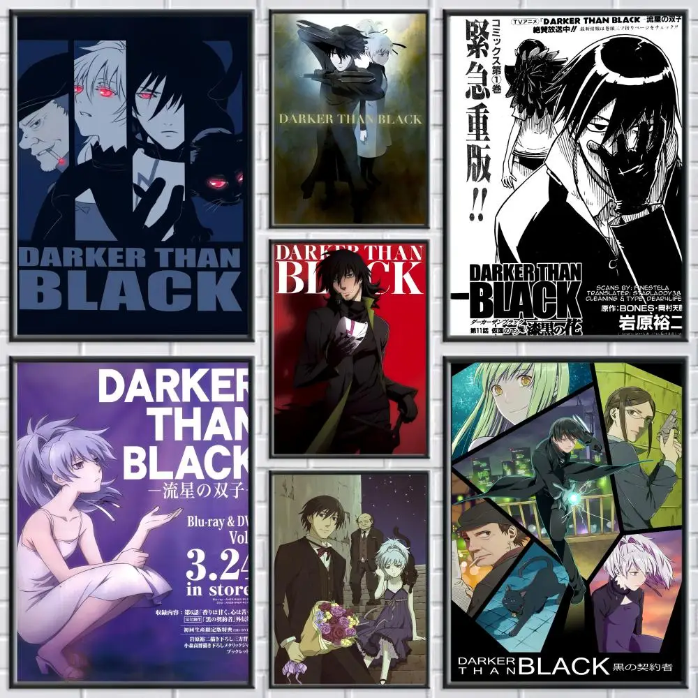 

Painting Calligraphy Canvas Poster: Crease Free Waterproof Durable All Space Wall Decor D-DARKER THAN BLACK