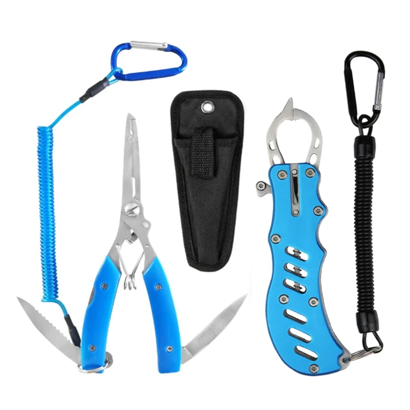 

Fishing Pliers Hook Remover Split Ring Fish Lip Gripper Fishing Line Cutter,Freshwater Saltwater Gear,Fly Fishing Tool