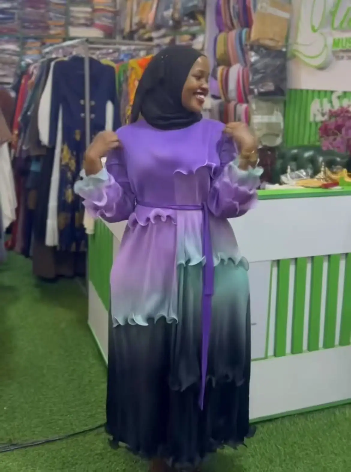 

Весна 2024, оптовая продажа, новое платье Miyake со складками и постепенным изменением, кружевное свободное элегантное женское платье с плотным краем