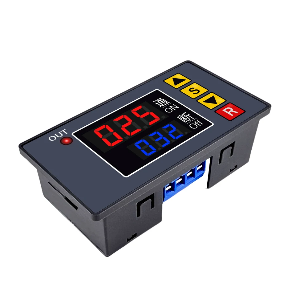 T3231Multi-function Cyclic Timing Delay Relay DC 12V 24V AC 110V-220V Timer Control Switch Timing Digital Relay Power Supply