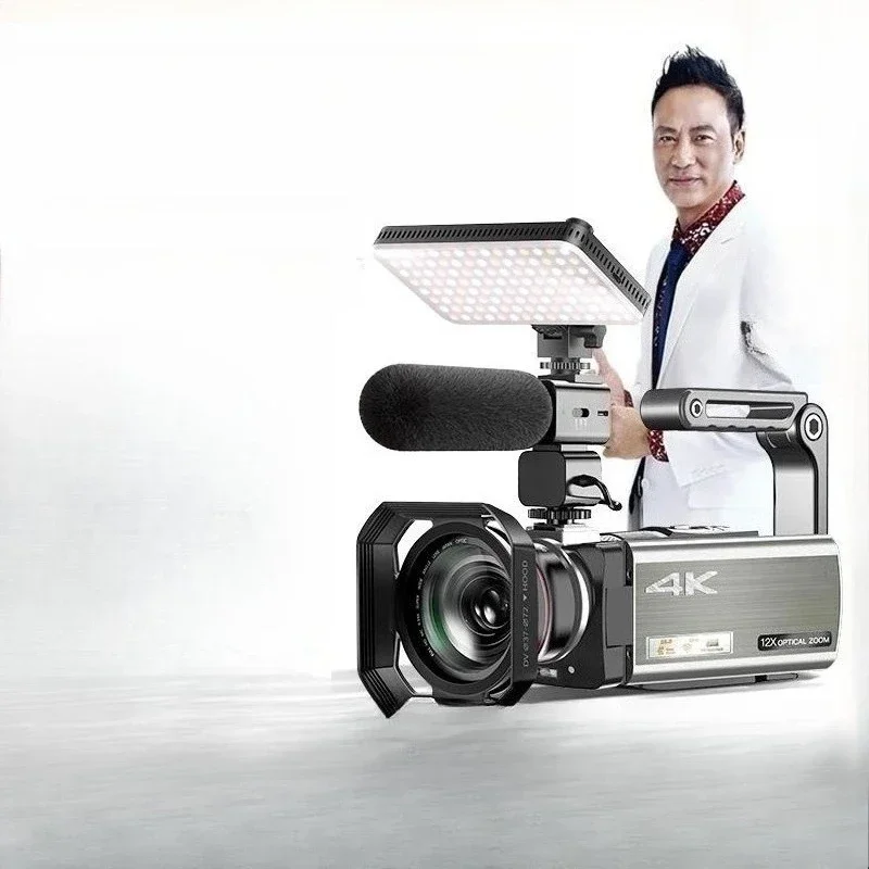 4K camera ultra high definition 12x optical zoom professional live photography video DV home travel vlog