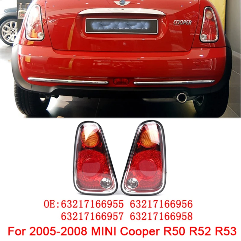 

Для 2005-2008 MINI Cooper R50 R52 R53 63217166955 63217166956 63217166957 Автомобильный задний тормоз, предупреждение о столкновении, стоп-сигнал, светодиодный светильник