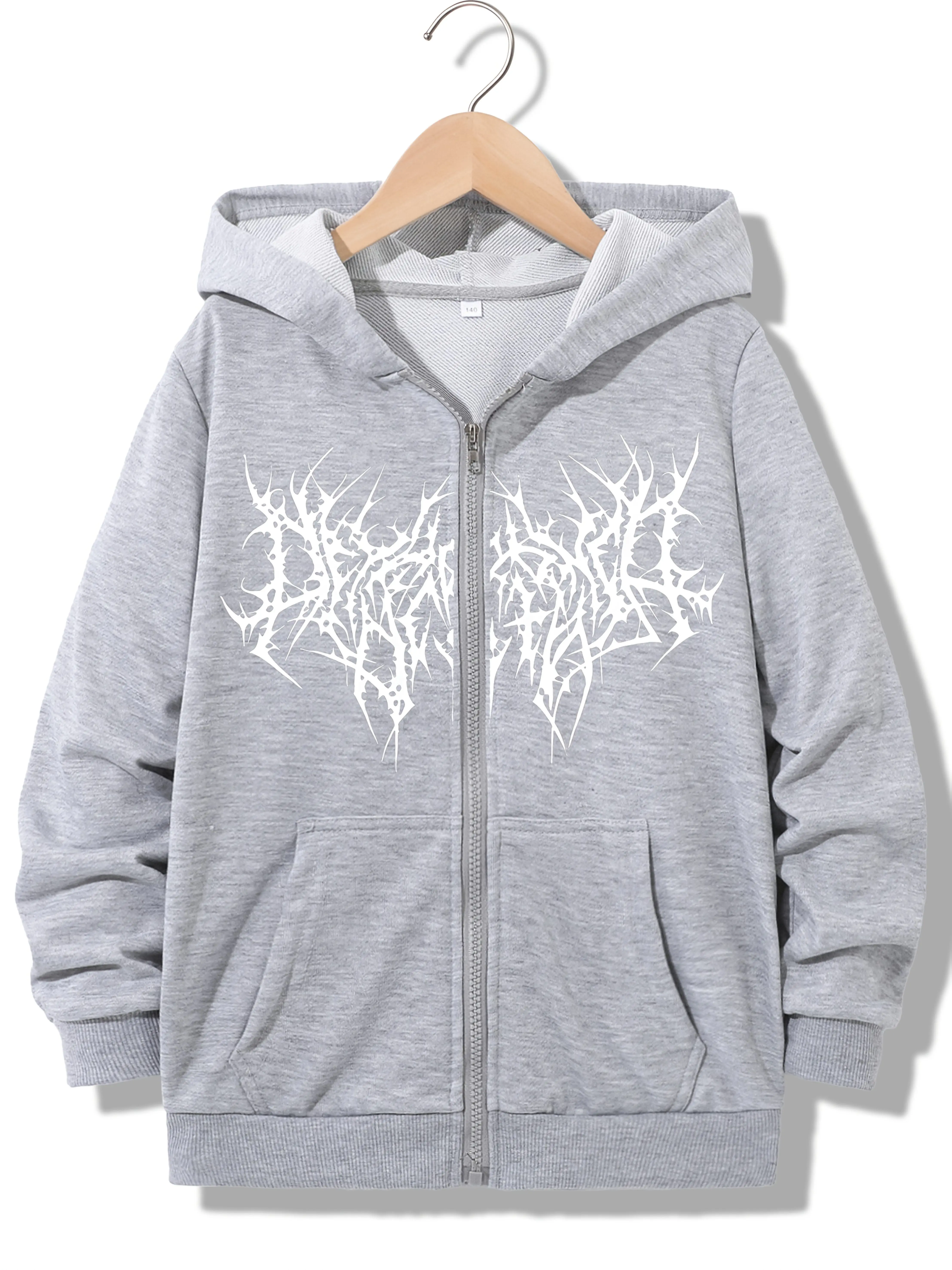 Streetwear Fashionable Zipper Hoodie Casual HIP HOP Hoodies Jackets Boys Girls Y2k Zip Up Sweatshirt Spring Autumn