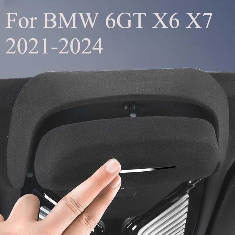 

For BMW 6GT X6 X7 2021-2024 Car Glasses Case Glasses Case High-quality ABS / Suede Ceiling Sunglasses Storage Box Accessories