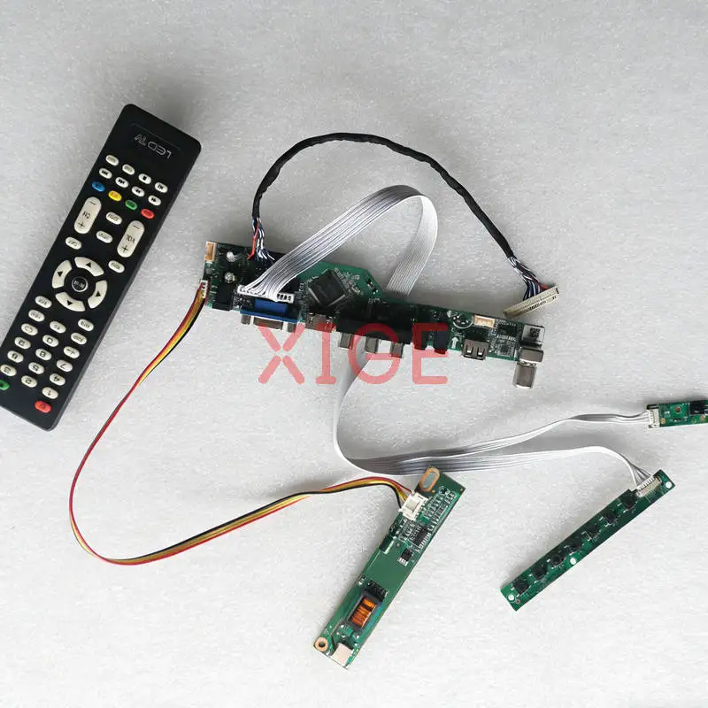 

Matrix Controller Drive Board Fit LTN150X6 LTN150XG LTN150XB TM150XG 1024x768 1-CCFL LVDS-30Pin 1024*768 HDMI+VGA+AV+USB DIY Kit
