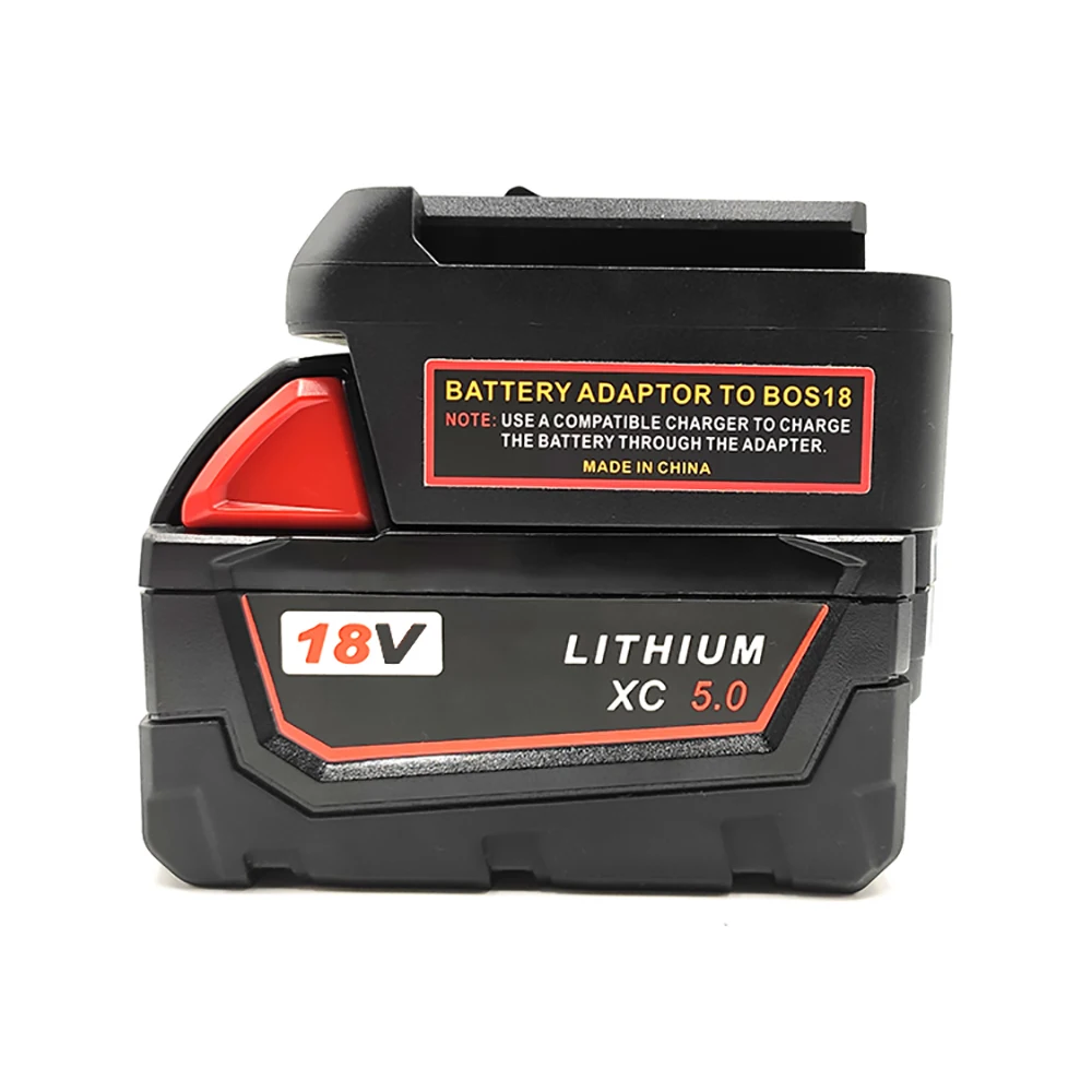 For Milwaukee 18V Li-ion Batteries Battery Adapter Converter Compatible with For Bosch BAT Series 18V Li-ion Battery Power Tools