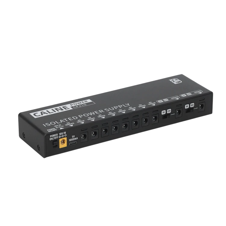 Caline CP-210 Fully Isolated 10-Output Power Supply with 9V-18V Outputs and 18V Input - view 2