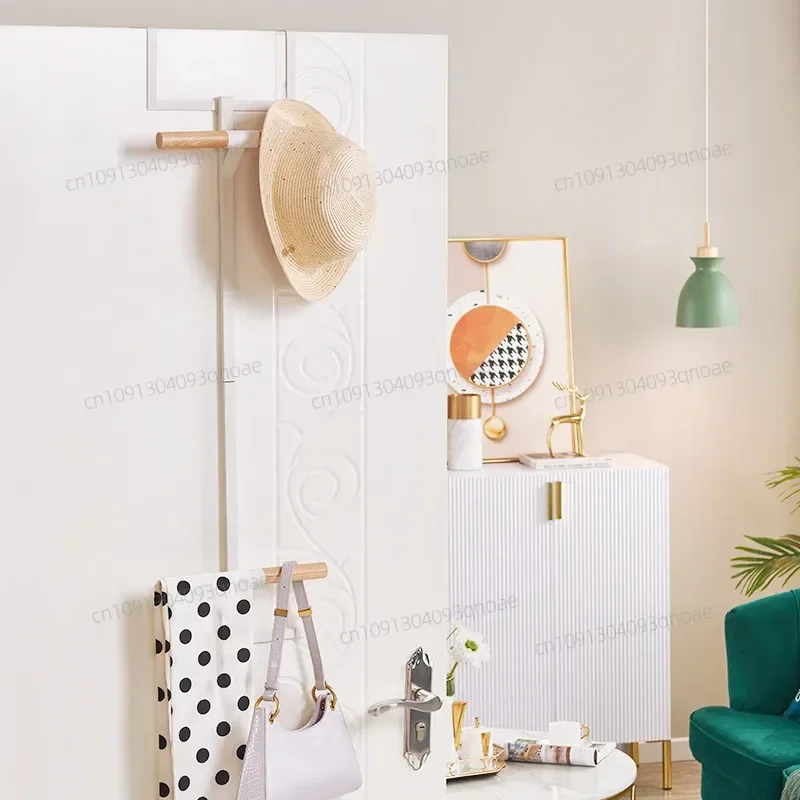 Einfache Tür Mantel Haken Schulter Tasche Aufhänger Hinter Tür Eisen Kein Stanzen Rucksack Rack Kleiderschrank Tür Paket Diverse Lagerung Rack