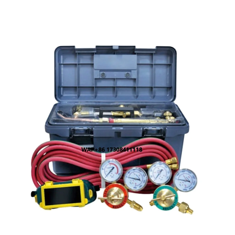 

Gas Cutting and Welding Kit with Hose Regulators Welding and Cutting Torch