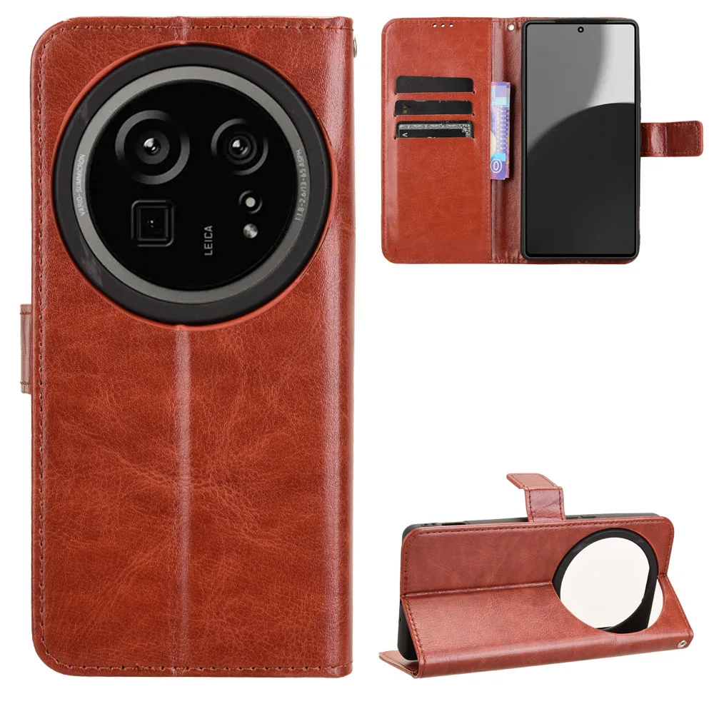 For ZTE Optus X Pro 5G Luxury Leather Cameraless Flip Wallet Phone Case For ZTE Blade A73 Pro 5G Case Stand Function Card Holder