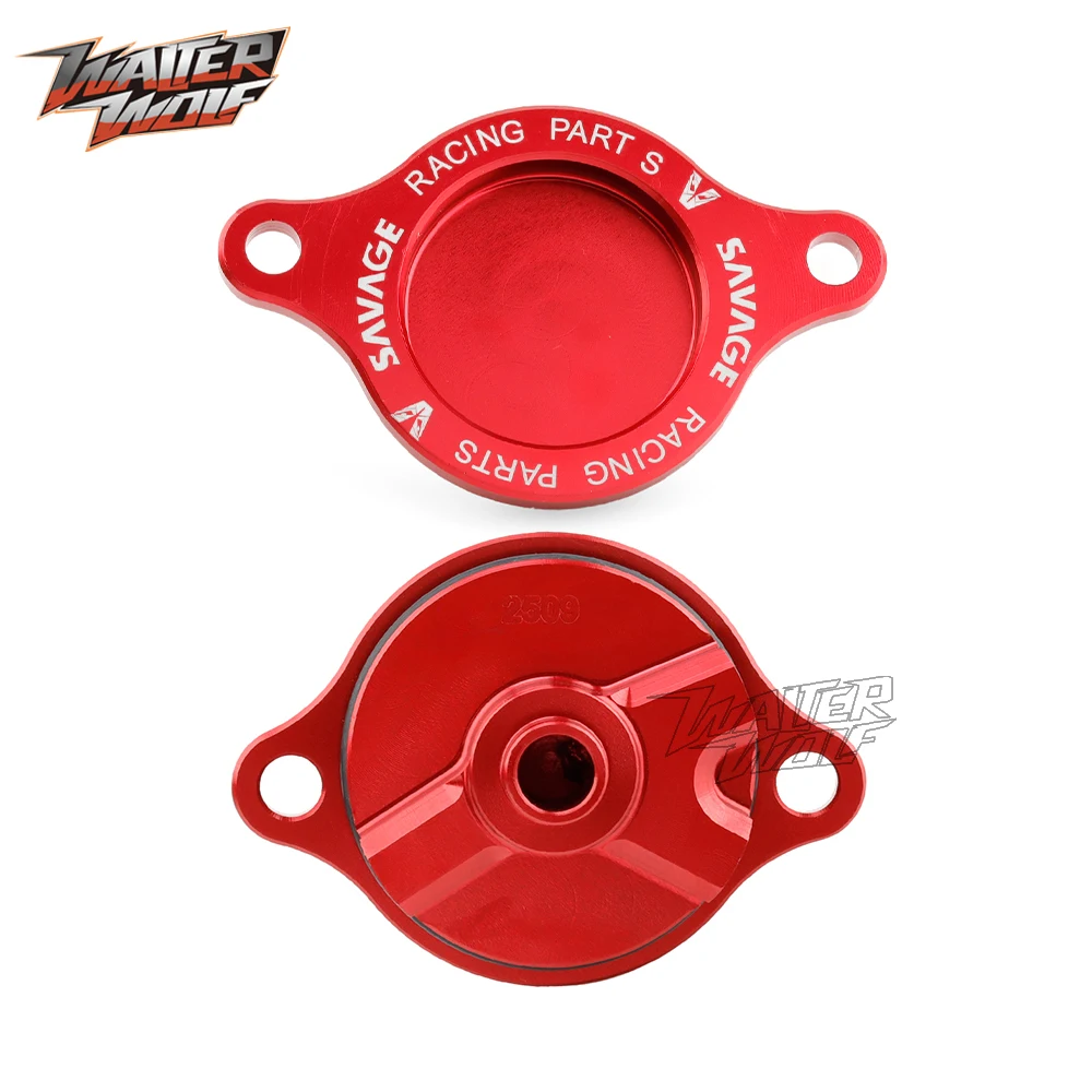 Engine Oil Filter Cap Cover For HONDA CRF250R CRF250X CRF 250R 250X 250 R X Guard Protector Motorcycle Accessories Clearness CNC