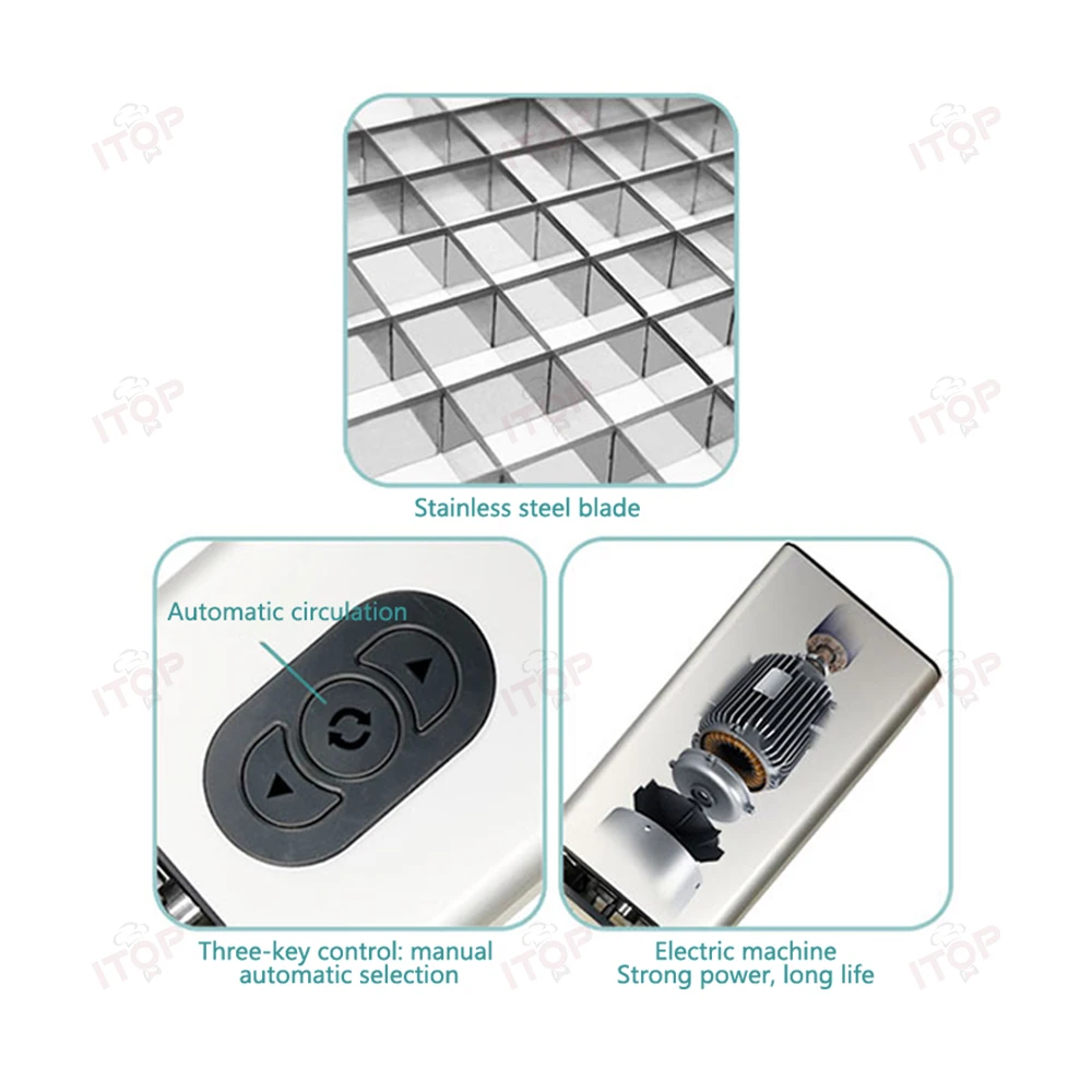 STLF JW French Fry Cutter Multifunction Vegetable French Fry Cutter Stainless Steel Electric French Fry Cutter