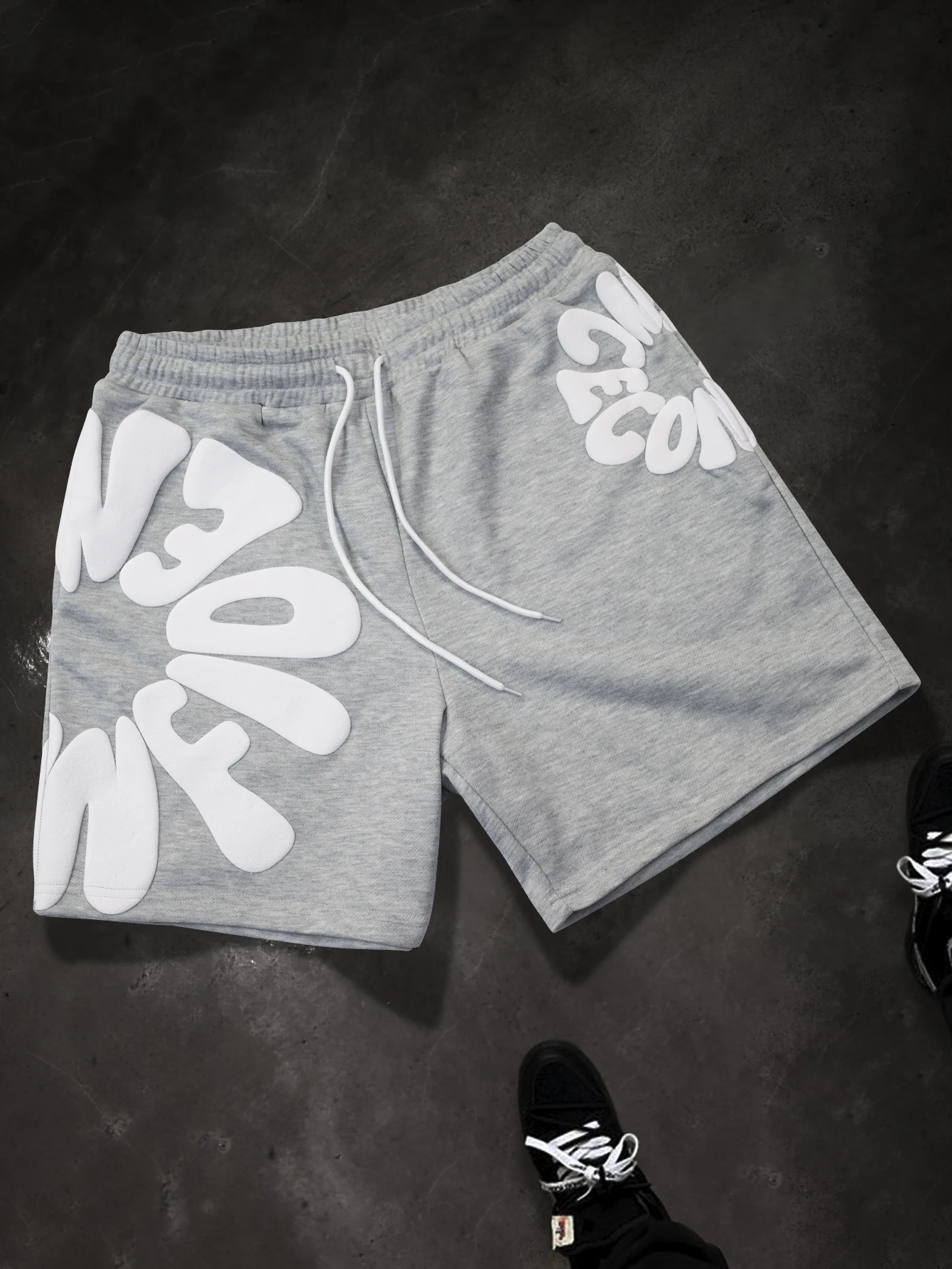 Herren Loose Fit Streetwear Shorts Trendige Marke Y2K Hip Hop Polyester Sportliche Mehrfarbige Schwarz-Weiße S-2XL Vollgrößen Alltagskleidung – Detail 22